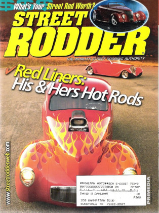 STREET RODDER 2004 OCT - AIRSPRING SUSPENSIONS, HIS & HERS RODS, CARB TRICKS*